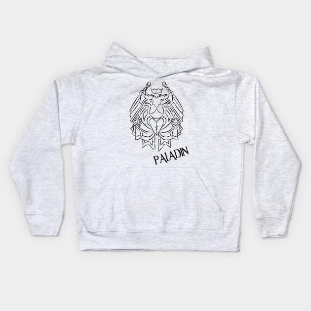 Paladin Crest Kids Hoodie by DeLyss-Iouz